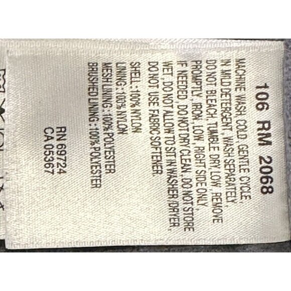 Columbia Mens Jacket Outdoor Hooded Windbreaker Full Zip Hiking Camp Blue Large - Picture 13 of 16